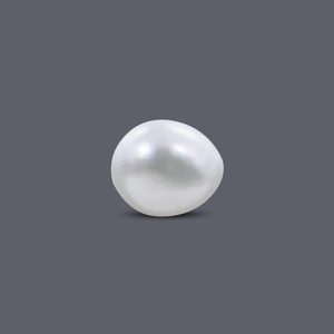 Perle de Basra 3,39 carats, perle d'eau douce naturelle blanche, en vrac, pour bijoux ou création de bijoux - Product Image 1