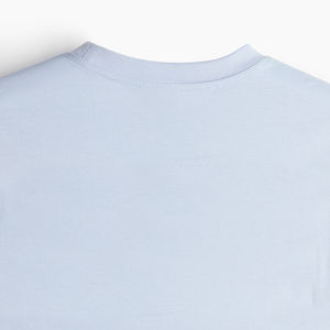 Camiseta de algodón 100% con cuello redondo para hombre, alta calidad, personalizable, holgada, patrón sólido, tejido de punto, estampado, fabricante informal - Product Image 2