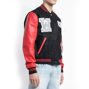 High Quality <b>Men</b> Letterman <b>Jacket</b> Best Design New Arrival Winter <b>Warm</b> Street Wear Letterman <b>Jacket</b> For Sale - Product Image 4
