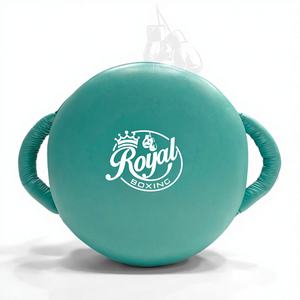 Alta calidad profesional logotipo personalizado cuero genuino Kick Thai Pad MMA Muay Thai entrenamiento suministro de fábrica protección contra patadas - Product Image 1