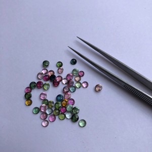 5mm Naturel Multi Tourmaline Lâche Calibré Cabochon IGI Certifié Bijou Création Fournisseur Acheter Prix De Gros Pierres Bijoux - Product Image 1