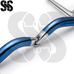 Bocado de Acero Inoxidable Ligero y Duradero de Buena Calidad con Boquilla Articulada, Antideslizante, Anti-tirones, de Mejillas Completas, Doble - Product Image 6