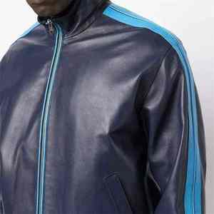 Chaquetas universitarias 2025 para hombre, logotipo personalizado, moda callejera, estilo de béisbol OEM con botones a presión y estilo de cuello en contraste - Product Image 3