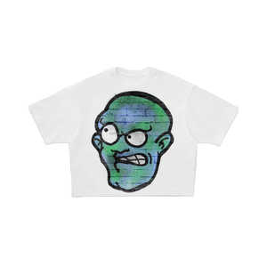 Custom seamless 280 GSM Heavy Weight <b>Box</b> Fit 100% Cotton <b>Drop</b> Shoulder Oversized Cropped Boxy T Shirts for Men - Product Image 1