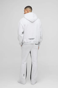 Ensemble de survêtement d'hiver avec sweat-shirt et pantalon de sport personnalisés, logo personnalisé, sweat-shirt décontracté, haute qualité, respirant, 100% coton, fabriqué au Pakistan - Product Image 5