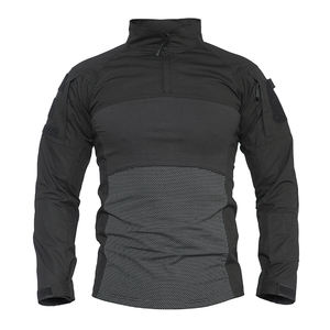 เสื้อเชิ้ตแขนยาวผ้าโพลีเอสเตอร์สำหรับผู้ชาย,เสื้อเชิ้ตสำหรับใส่ตกปลาแห้งเร็วเสื้อเชิ้ตยุทธวิธีสำหรับผู้ชาย - Product Image 4