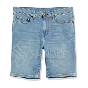 Pantalones cortos vaqueros informales para hombre superventas, transpirables de secado rápido de alta calidad con diseño de logotipo personalizable - Product Image 6