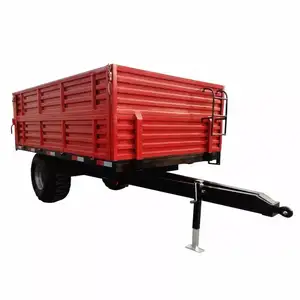 Landbouwtrekker Hydraulische Tipping Trailer 20 Ton Boerderij Dump Trailer Tractor Tipping Trailers Voor Tractoren Mexico Japan Chili