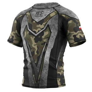 Rashguard à manches courtes respirant UPF50 à séchage rapide pour hommes - Product Image 5