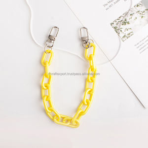 Cadena con asa de monedero de resina con correas para teléfono móvil Accesorios con asa para bolso de acrílico - Product Image 2