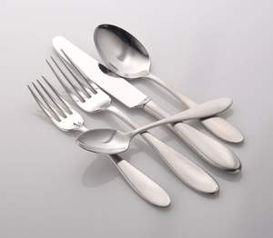 Argenterie plate en métal pour les fêtes de mariage, ensemble de couverts en acier inoxydable pour restaurant, ensemble de couverts, ensemble de fourchettes et de cuillères - Product Image 6