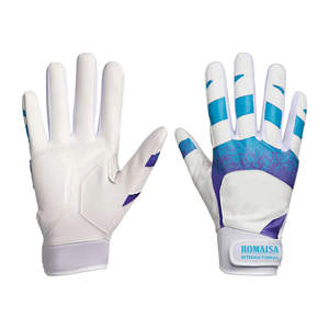 Gants de frappe de baseball professionnels personnalisés 100% polyester durable léger respirant unisexe couleur et logo personnalisés - Product Image 6