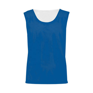 High Quality Solid Summer Soccer Training <b>Vest</b> <b>Top</b> Selling Football Sports Mesh Custom Logo Printing Wholesale Soccer Wear - Product Image 1