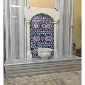 HAMAM KURNASA Sculpture ottomane Kurna en marbre et fontaine en marbre - Product Image 3