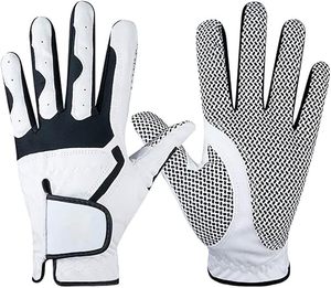 Gants de golf en cuir véritable de qualité supérieure, super doux, antidérapants, respirants, pour main gauche/droite, accessoire sportif - Product Image 1