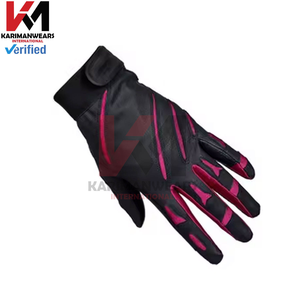 Gants d'équitation légers noirs en gros, gants d'équitation personnalisés, gants d'équitation western anglais, respirants et ajustés - Product Image 5