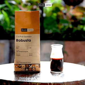 Café Milano Robusta Arábica en Grano Tostado Medio 250g Vietnam Mezcla Gourmet para Espresso - Product Image 4