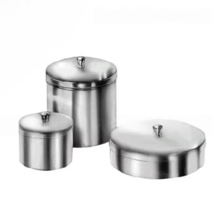 Boîte ronde en métal personnalisée de qualité supérieure Instruments de stérilisation chirurgicale avec logo 75 mm x 75 mm - Product Image 3