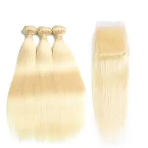 Пучки из натуральных волос 12А прямые необработанные бразильские пряди из норки