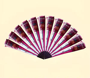 Golecha Madam X Marron Henné Mehndi Cônes Pack de 12 | Couleur Naturelle Longue Durée | Facile à Appliquer pour les Mariages (Vente en Gros) - Product Image 4