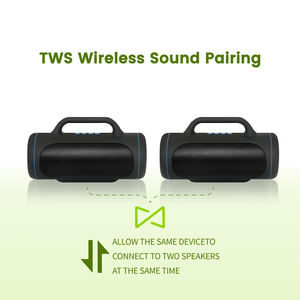 HOME DIGITALOME SPA-108 10W <b>Wireless</b> Portable <b>Bluetooth</b> Speaker with RGB LED Lighting and <b>Microphone</b> for Outdoor and Home Use - Product Image 6