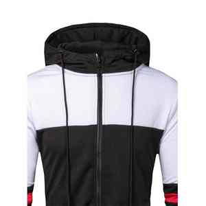 Gran oferta, nuevos hombres, diseño OEM, impresión Digital, patrón sólido, peso pesado, invierno, calidad Premium, respetuoso con el medio ambiente, sudaderas con cremallera polar - Product Image 2