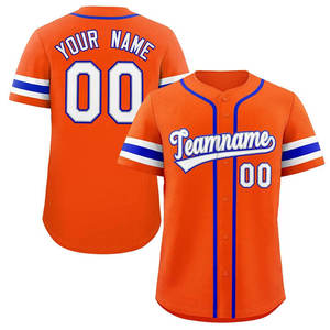 Factory Price <b>Men's</b> Baseball Jerseys Breathable Printed High Quality OEM Service Customizable Colors & Logos - Product Image 1