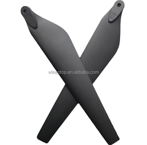 Hélices R3390 DJ1 Agras T20 T16 T30 en fibre de carbone pliables noires – Pièces de rechange d'origine d'usine Dynamic - Product Image 4