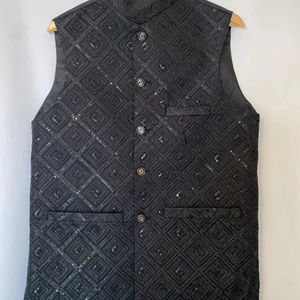 Chaleco Étnico Hecho a Mano para Hombre, Sin Mangas, Transpirable, 100% Algodón Orgánico, con Múltiples Bolsillos para Uso Diario, Venta al Por Mayor - Product Image 1