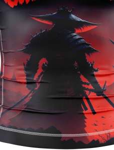 Rashguard MMA personnalisé à manches courtes pour homme, imprimé par sublimation, UPF50, avec tissu respirant à séchage rapide - Product Image 5