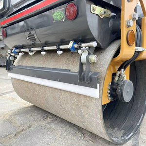 Rouleau de route d'occasion très vendu avec rouleau vibrant à double tambour avec moteur à pompe à moteur élevé-Excellent état Prix bas - Product Image 5