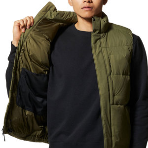 Wholesale Sleeveless Down Jackets Custom Logo Puffer Warm Windbreaker Light <b>Weight</b> Jackets - Product Image 3