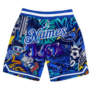 Personalizado de doble capa de sublimación 100% poliéster Streetwear baloncesto personalizado malla pantalones cortos hombres - Product Image 4