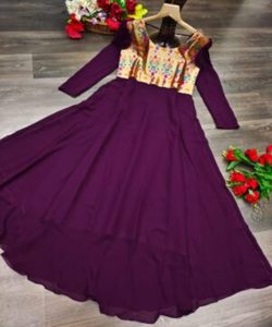 Atractivo algodón oro Zari estampado trabajo listo para usar vestido Festival desgaste precio al por mayor prenda étnica - Product Image 6