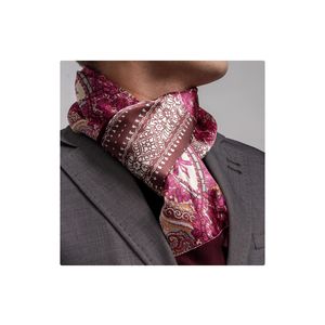 ผ้าคลุมไหล่และผ้าพันคอสองด้านลายชนเผ่าสีม่วง - Product Image 1