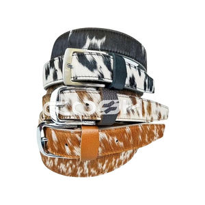 Vintage Cow Hair On Belts - Product Image 6