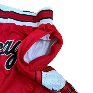 กางเกงขาสั้นผู้ชายคุณภาพสูง มีกระเป๋าและซิป ผ้าตาข่าย กางเกงขาสั้นผู้ชายสำหรับเล่นบาสเก็ตบอล - Product Image 3