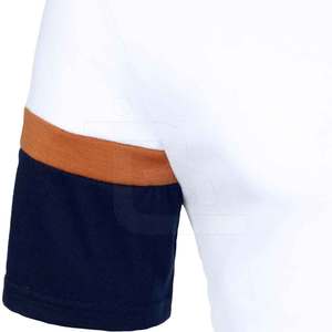 เสื้อยืดผู้ชายแบบสั่งทำขายส่ง บริการ OEM ผลิตในปากีสถาน ทนทาน กันยับ ระบายอากาศได้ดี แขนสั้น สวมใส่สบาย - Product Image 5