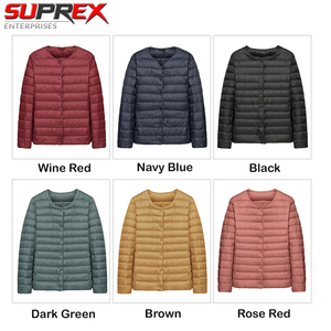Custom <b>Womens</b> Lightweight Puffer <b>Jacket</b> Slim Fit Quilted Winter Coat Warm Insulated Windproof Casual Outdoor Fashion Stand - Product Image 2