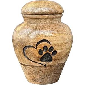 Nouveau design Urnes en bois de qualité supérieure pour animaux de compagnie avec design de patte disponibles chez les grossistes de l'exportateur indien - Product Image 2