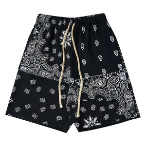 New 2024 Streetwear Custom Men Shorts Printing Casual Shorts French Terry 100% Cotton Short with Drawstring - Product Image 3