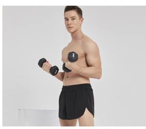 Shorts de course légers et sans couture pour hommes, deux couches, séchage rapide, fermeture à cordon, service personnalisé OEM, marathon DDP - Product Image 2