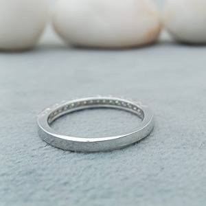 Bague de fiançailles pour femme 1ct Moissanite Solitaire Classic GIA IGI Certified 14k 18k Gold Lab Grown VVS Quality Jewelry - Product Image 4