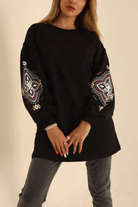 Sweat-shirt pour femme personnalisé Kivotech en gros, confortable, décontracté, vêtement d'hiver, sweat-shirt en coton, nouveau design pour 2026 - Product Image 2