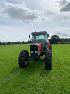 รถแทรกเตอร์มือสองคุณภาพดี Massey Ferguson 385/3080 ขับเคลื่อน 4 ล้อ 70 แรงม้า สำหรับใช้งานในฟาร์ม พร้อมปั๊มเครื่องยนต์และเกียร์ (ระบบเกียร์) - Product Image 4
