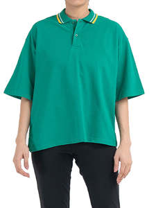 เสื้อกีฬาแขนสั้นถักลายสีพื้นสำหรับผู้หญิงเป็นมิตรกับสิ่งแวดล้อม, เสื้อกีฬาออกกำลังกายวิ่งจ๊อกกิ้ง - Product Image 3