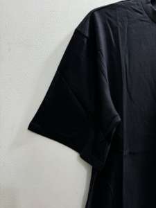 Camiseta informal con estampado de algodón 100% para hombre, hombro caído con patrón de letras, tela de impresión Digital, peso 180 gramos - Product Image 2