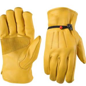 Cut Resistant Leather <b>Working</b> <b>Gloves</b>-Lightweight Stretchable Breathable Durable Quick Dry Eco-Friendly All-Season Outdoor Use - Product Image 6