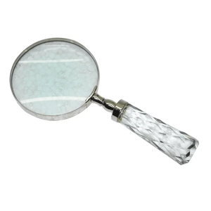 Loupe de poche en laiton antique, loupe de lecture et de bureau nautique vintage - Product Image 2