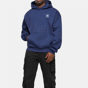 Sudadera con Capucha Extra Grande Informal para Hombre, de Secado Rápido, Color Liso, Nueva Llegada, Duradera - Product Image 3
